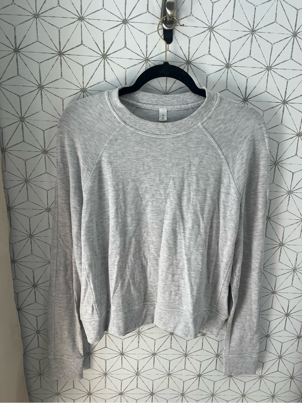 Lululemon Heathered Gray Crewneck Sweatshirt